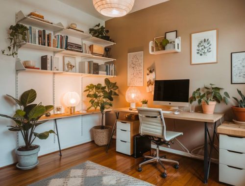 « Comment créer un bureau fonctionnel et esthétique à la maison : astuces et inspirations »