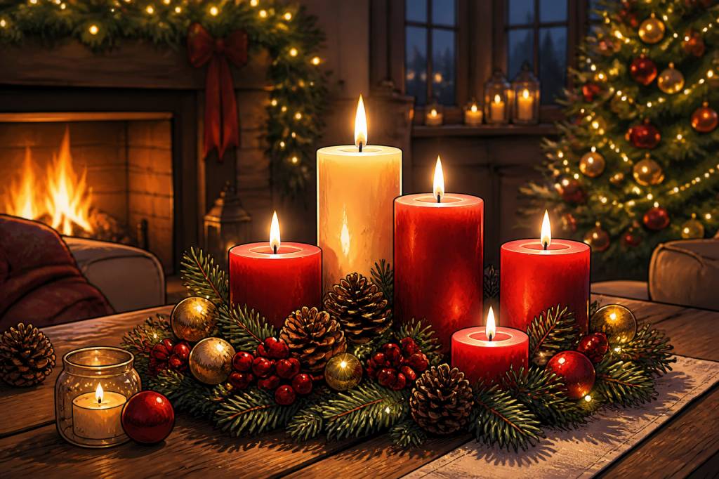 Bougie de noël : idées pour une décoration chaleureuse et festive