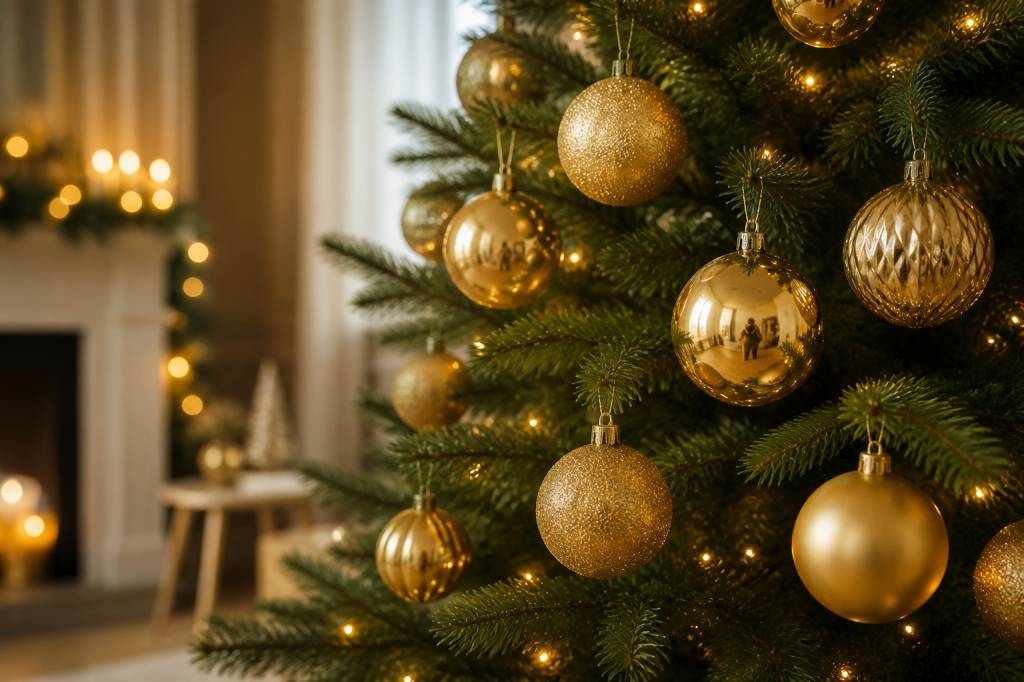 Boules de noel dorées : idées pour décorer votre sapin avec élégance