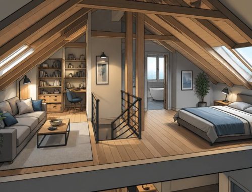 Aménagement comble plan : idées et conseils pour optimiser l’espace sous les toits