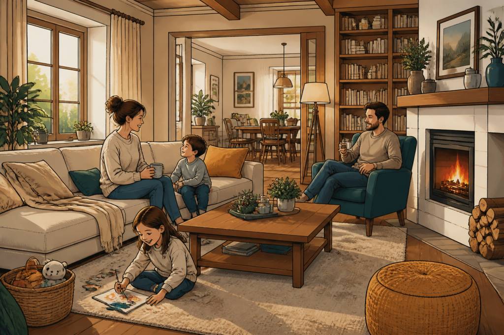 Maisons de la famille : idées d’aménagement pour un intérieur chaleureux