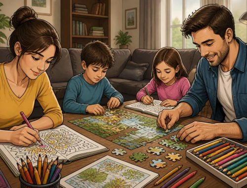 Coloriage puzzle : activités ludiques pour enfants et adultes