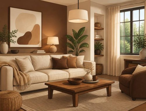 Marron crème couleur : comment l’associer avec style dans votre décoration