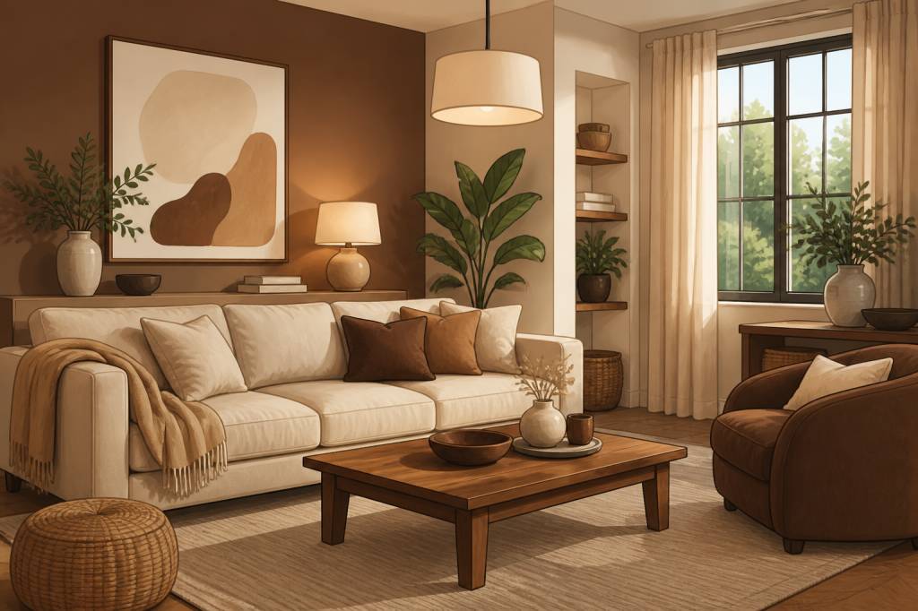 Marron crème couleur : comment l’associer avec style dans votre décoration