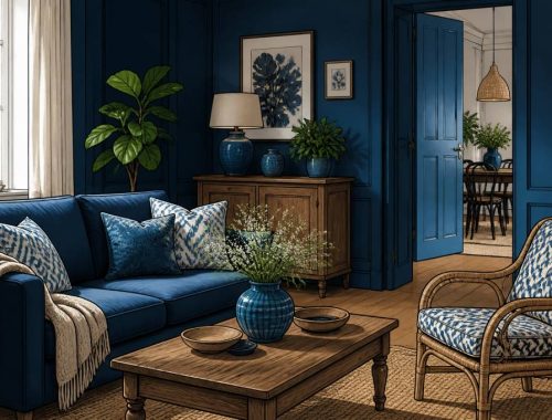 Bleu indien : idées et conseils pour l’adopter en décoration