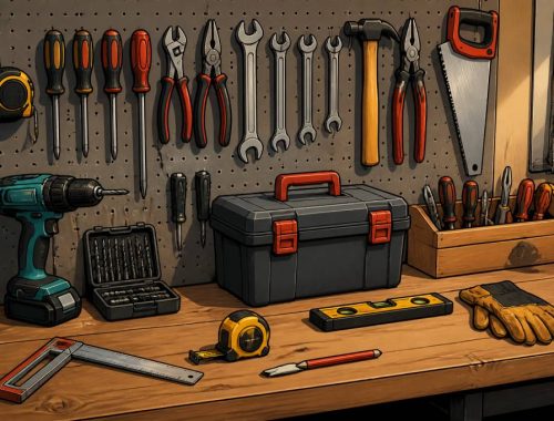 Noms des outils de bricolage indispensables pour vos travaux