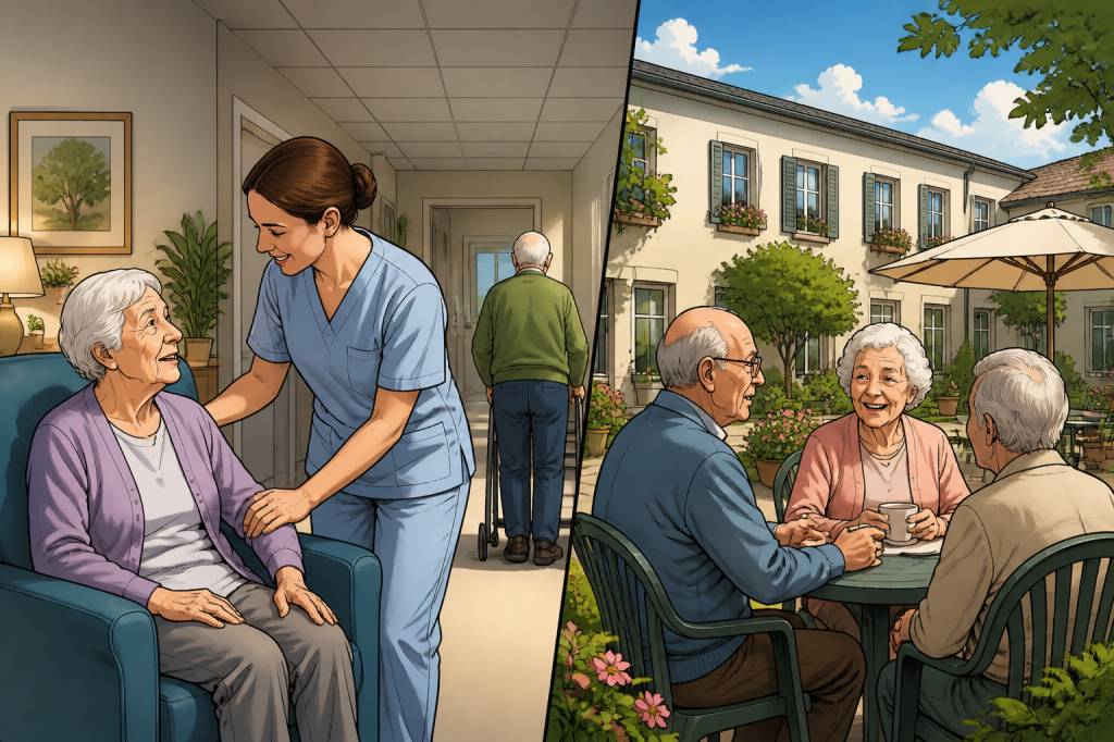 Différences entre ehpad et maison de retraite : comment choisir la solution adaptée