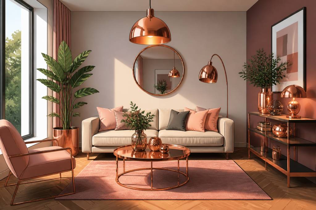 Cuivre rosé : comment l’adopter dans votre décoration