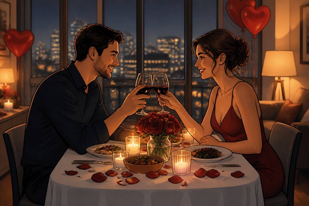 Soiree st valentin : idées, ambiance et activités pour une soirée réussie