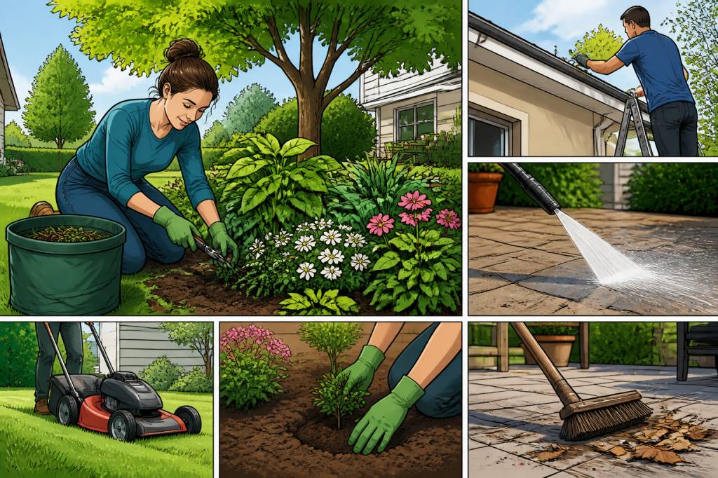 Jardinage bricolage : 10 idées simples pour entretenir son extérieur