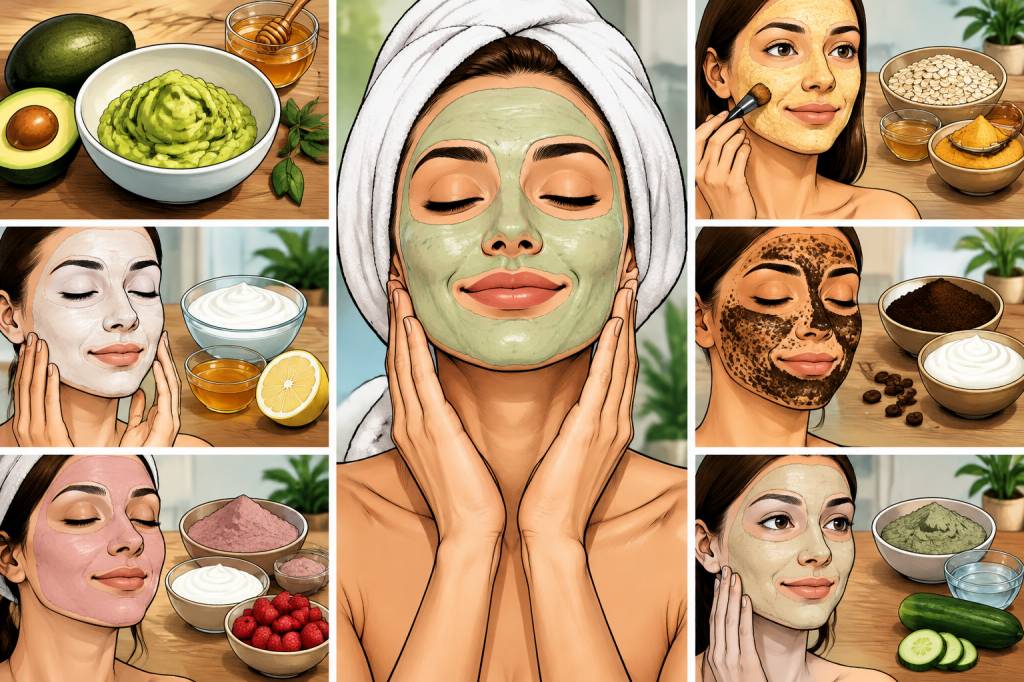 Masque pour visage recette : 7 soins maison faciles à réaliser