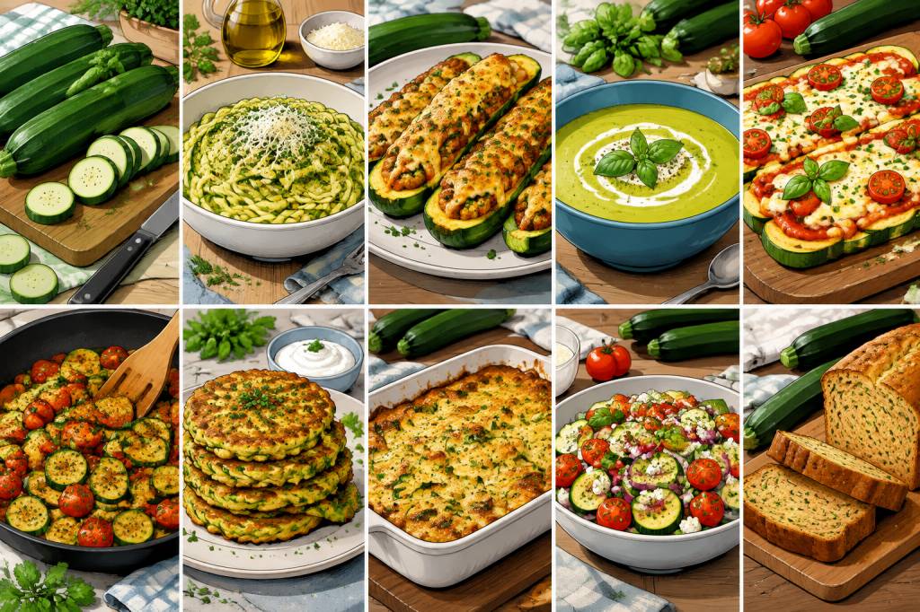 10 recettes courgettes faciles et savoureuses à préparer au quotidien