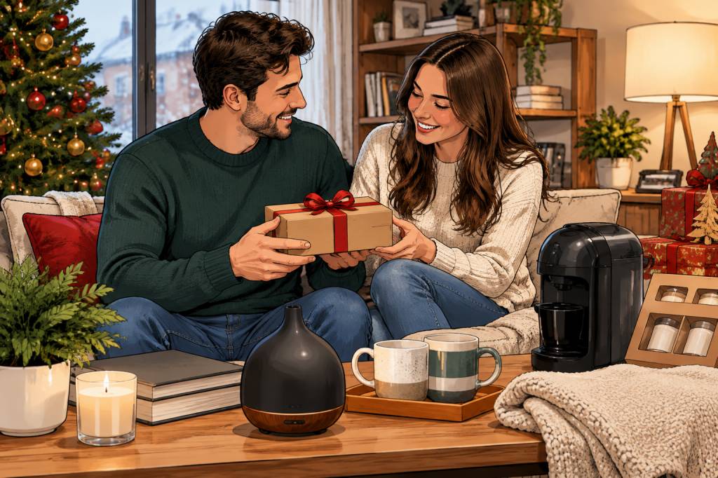 Idée cadeau jeune couple noël : 15 idées déco et équipements pratiques pour leur intérieur