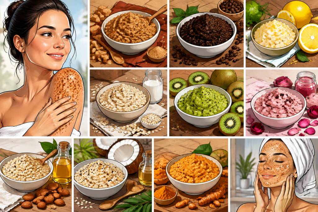 Gommage maison : 10 recettes naturelles pour une peau douce et éclatante