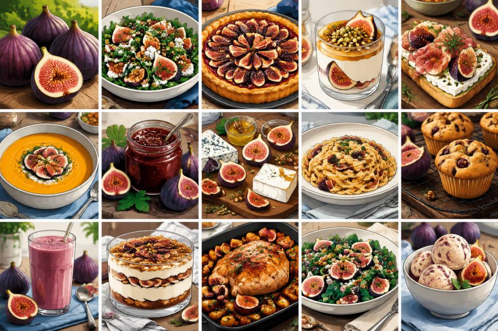 15 recettes étonnantes à la figue fraîche