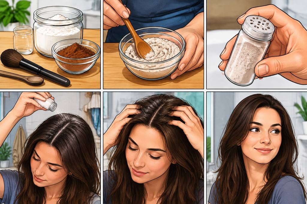 Shampoing sec maison rapide : une recette facile à préparer en quelques minutes