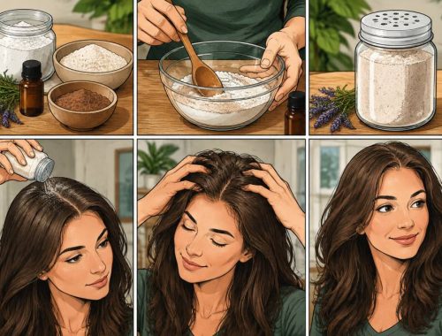 Recette shampooing sec maison : une solution naturelle et facile à préparer