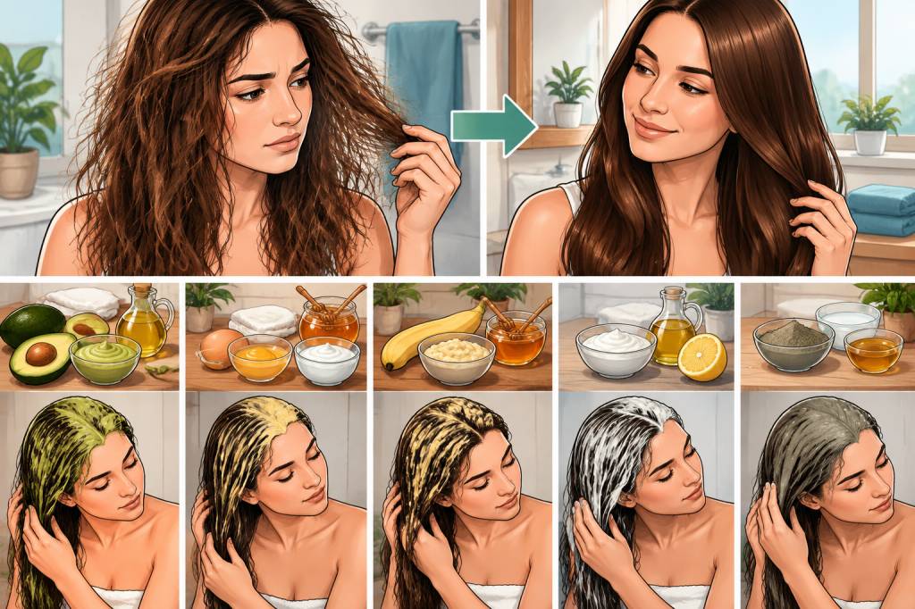 Masque maison pour cheveux abîmés : 5 recettes faciles à réaliser chez soi