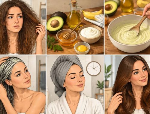 Masque maison cheveux secs : recettes naturelles pour nourrir et réparer vos cheveux