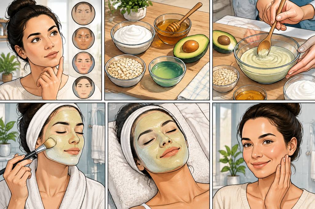 Comment réaliser un masque hydratant maison adapté à votre peau ?