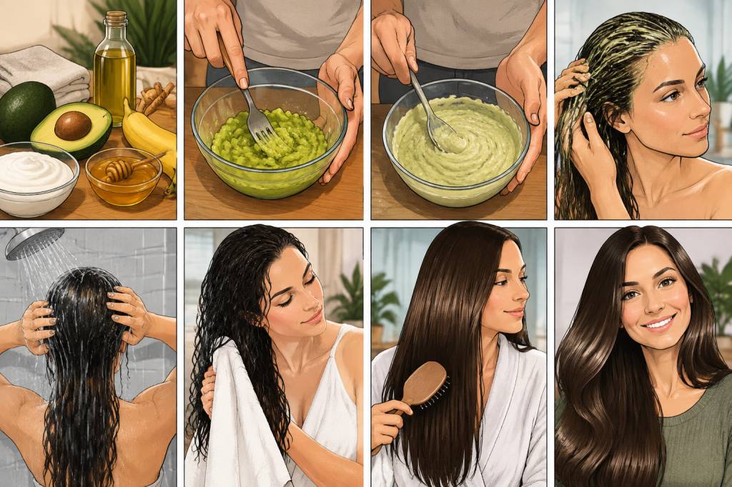 Comment faire un masque pour les cheveux à la maison ?