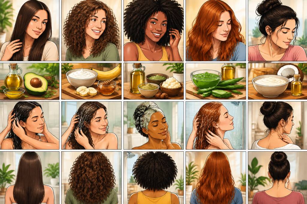 Recette soin cheveux maison : des solutions naturelles adaptées à chaque type de cheveux