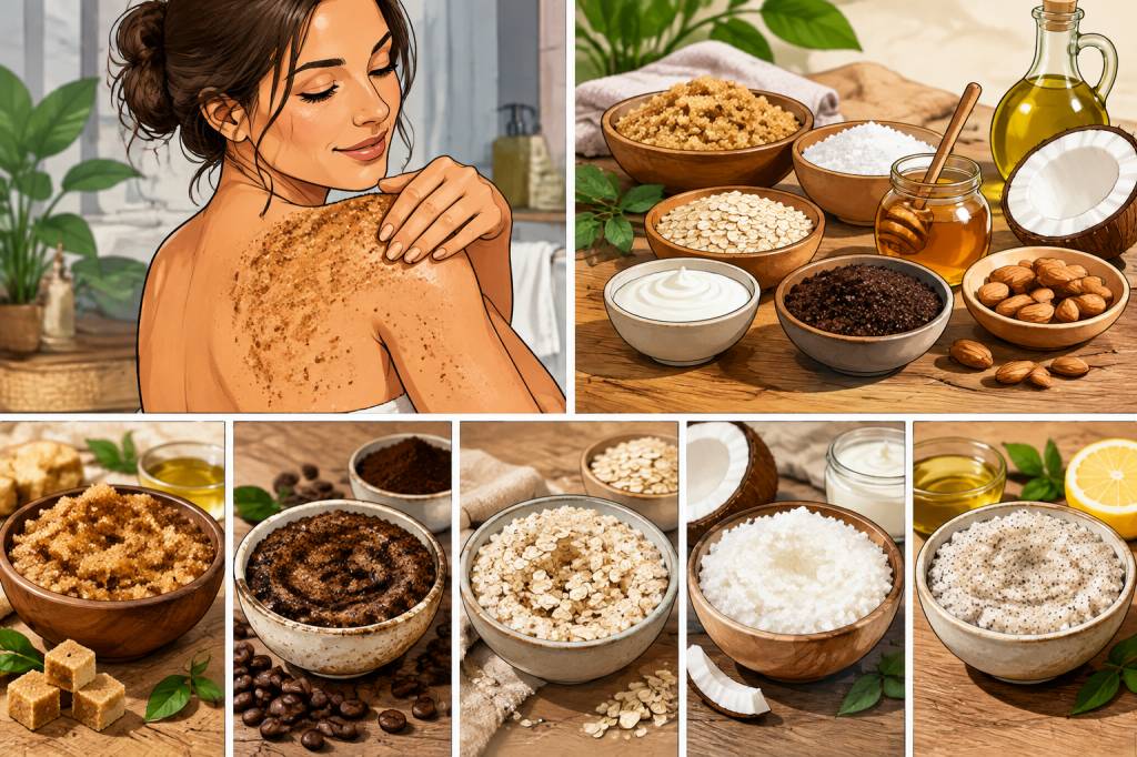 Gommage corps maison : 5 recettes simples pour une peau douce en toute saison
