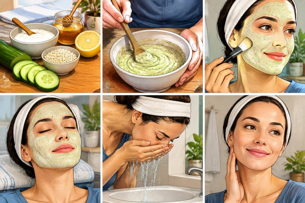 Fabrication masque visage : recettes maison faciles et naturelles