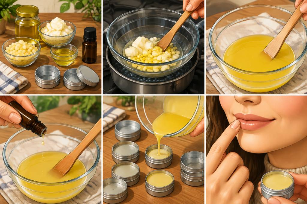 Recette baume à lèvre maison : une préparation naturelle et facile