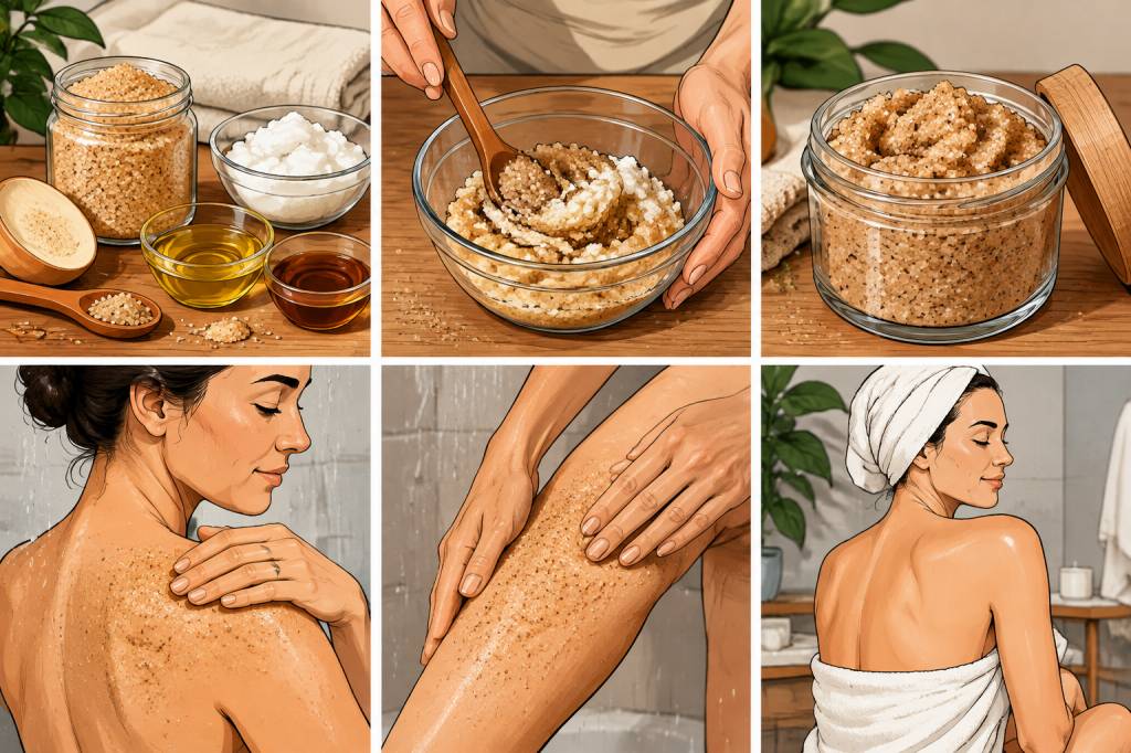 Comment faire un exfoliant maison pour le corps ?