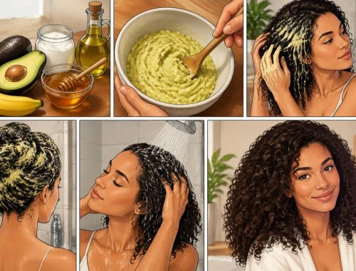Recette masque pour cheveux bouclés maison : des boucles nourries et définies